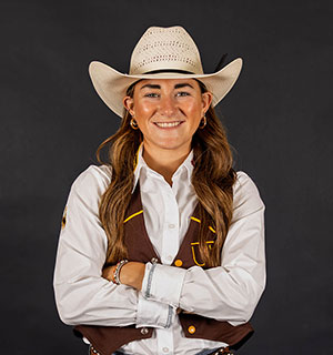 woman in a cowboy hat