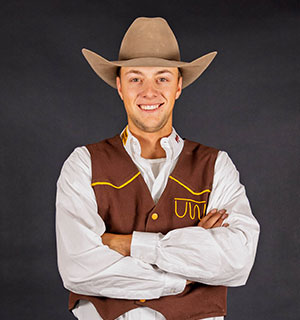 man in a cowboy hat