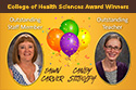 award picture of two women