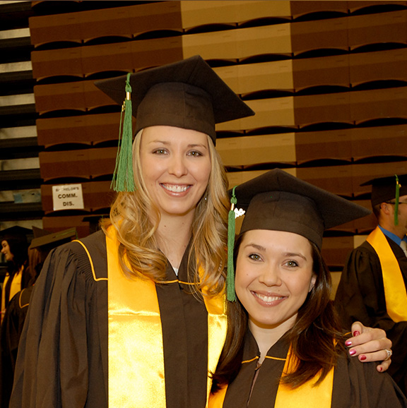 Two happy UW Nursing Graduates!