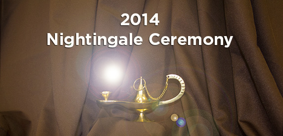 Florence Nightingale Lamp symbolism for UW School of Nursing Nightingale Ceremony