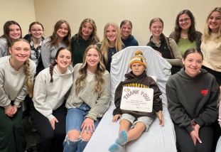 student nursing students with peedie