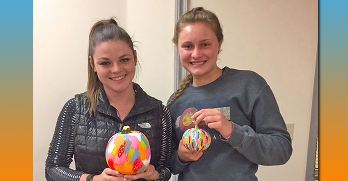 SNA members participate in Pumpkin Painting and "The Main Event"