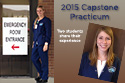 Two students talk about their experiences in the 2015 UW School of Nursing Capstone Practicum