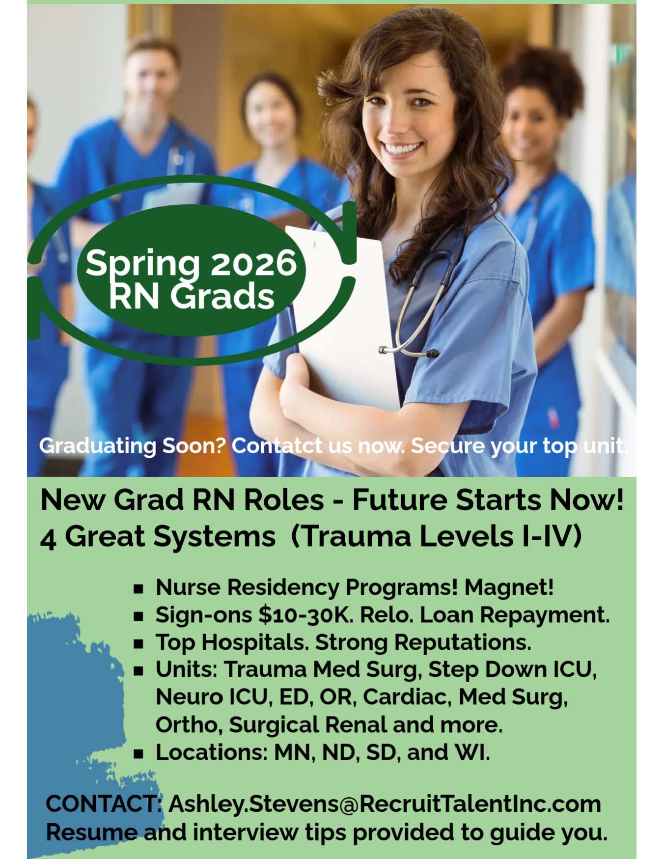 job flyer for midwest company