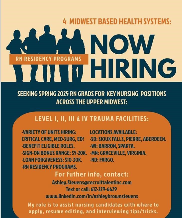 residency job flyer