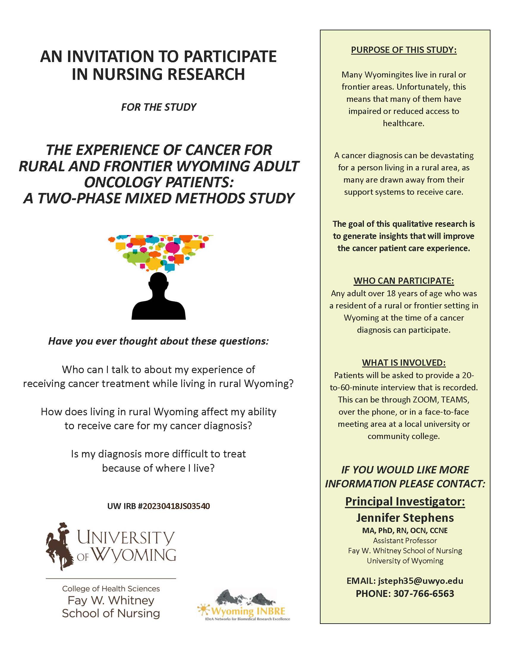 research flyer