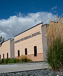 outside view of building with blue skies above