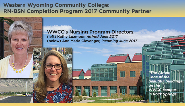 Western Wyoming Community College 2017 RN-BSN Community Partner