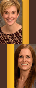 Meghan Pankey and Carolyn Pignataro: Dr. Patsy Hesen Haslam Leadership Award