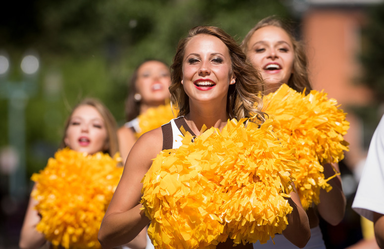 cheer at a union event