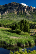 green mountains