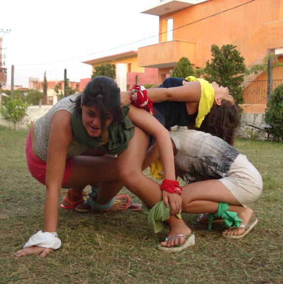 youth in Albania at a summer camp