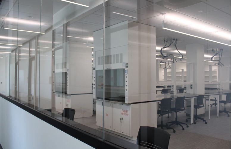 Picture of the new SIB integrated fluid dynamics and geomechanics lab.