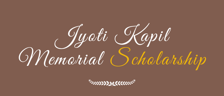 Jyoti Kapil Memorial Scholarship title
