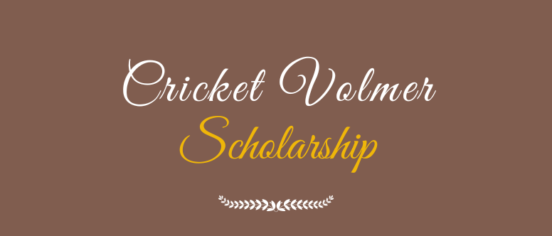 Cricket Volmer Scholarship title