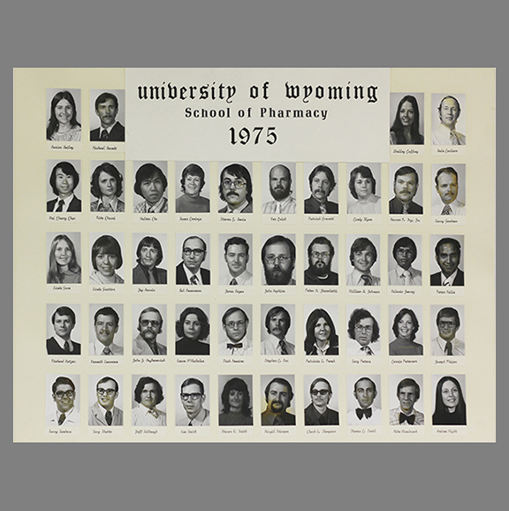 UW School of Pharmacy class of 1975.