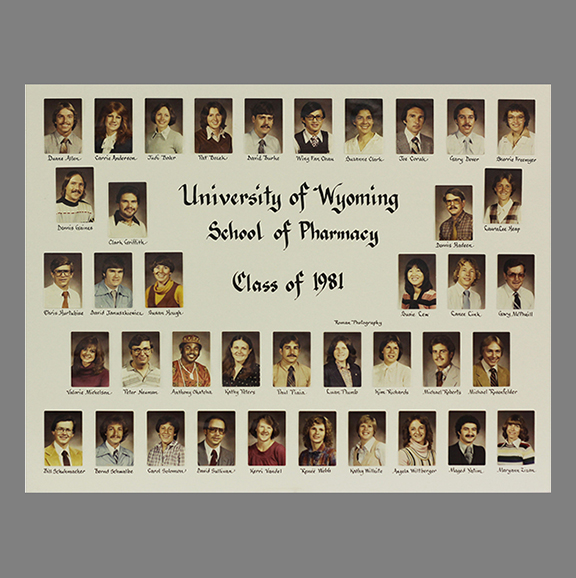 UW School of Pharmacy class of 1981.