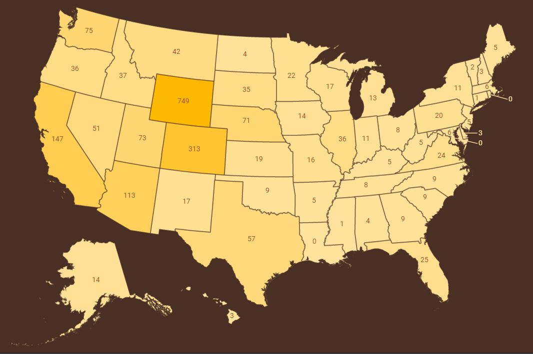 UWSOP alumni map