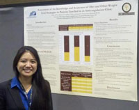 UW Pharmacy Student Tracey Le Presents Poster at ASHP Midyear