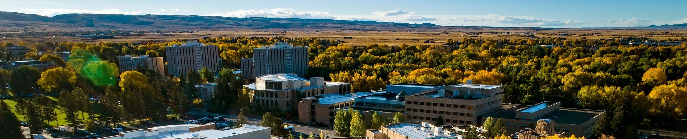 campus aerial shot