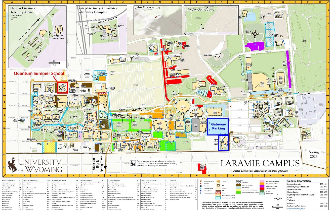 quantum summer school map