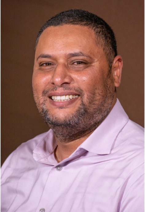 Smiling man in dress shirt