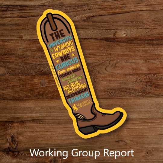 Promtioanl cowboy boot sticker