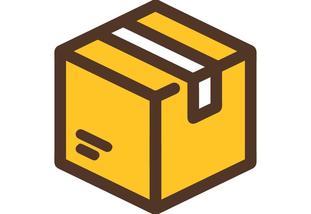 UW Icon of a brown and gold box