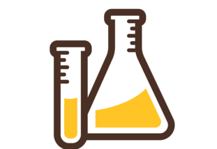 UW Icon of chemistry glassware
