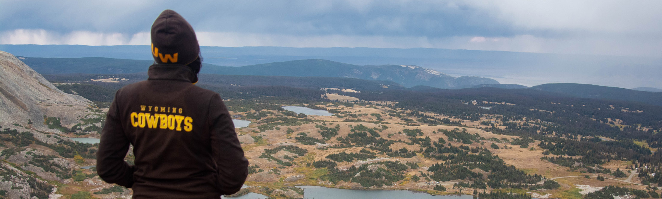 Student at Medicine Bow Peak