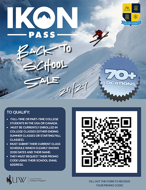 Information on Ikon Pass for eligible students