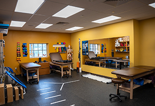 Athletic Training Room in Half Acre Recreation and Wellness Center