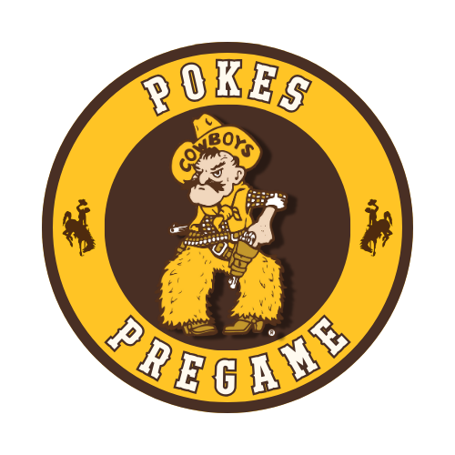 Pokes Pregame logo with Pistol Pete