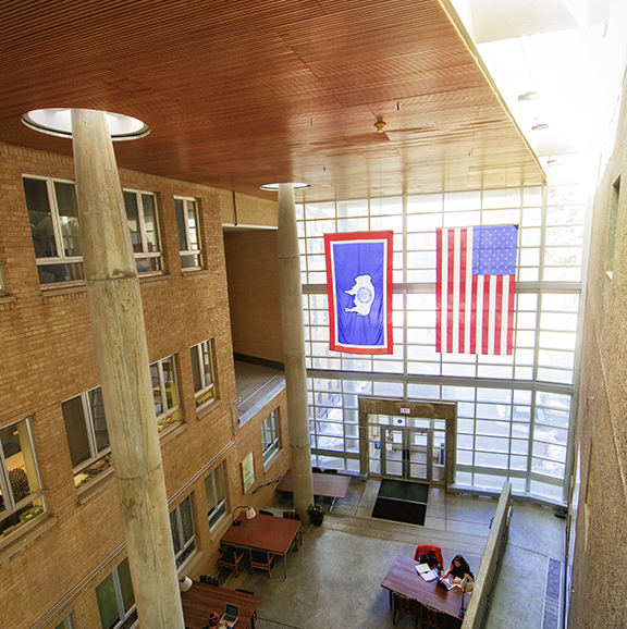 Lobby of Geology building