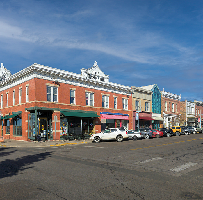 Building in downtown Laramie