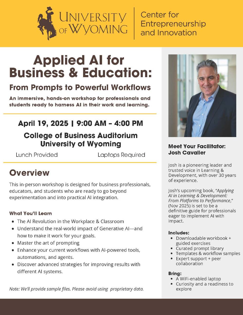 Applied AI for Business & Education