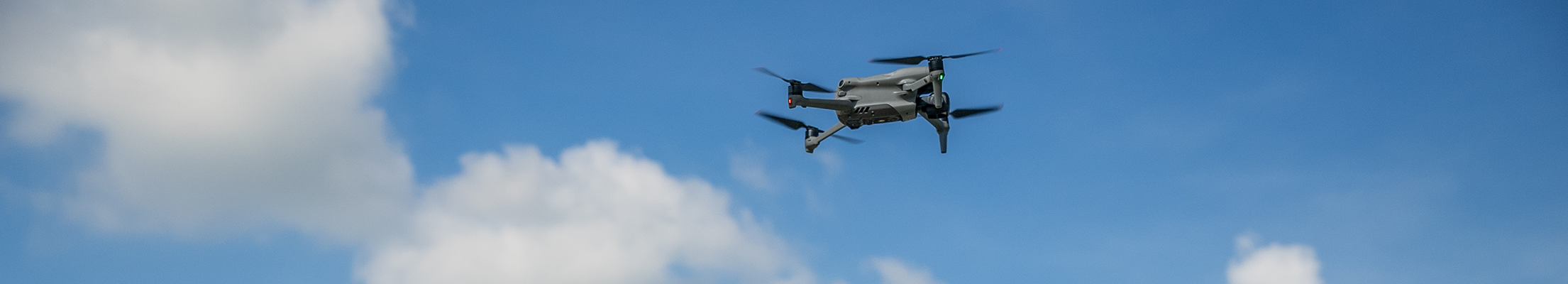 Drone in sky