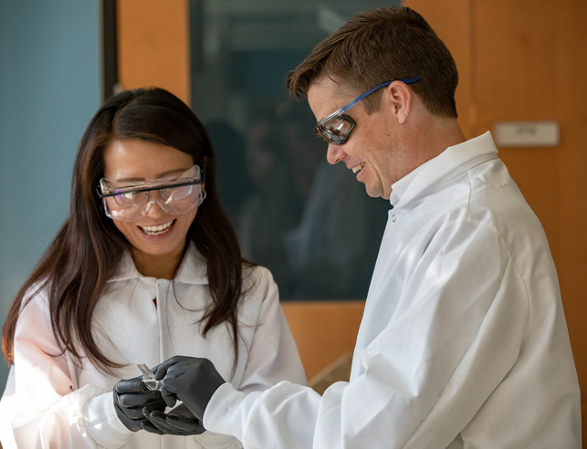 Fox is helping Li figure out patents, applications and ways to help market her research as a product.