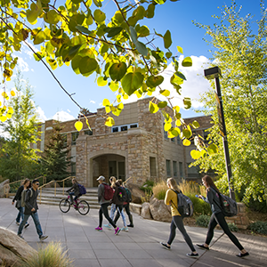 UW students on campus