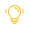 A lightbulb icon
