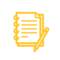 A notebook icon