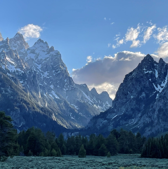 Striking mountains