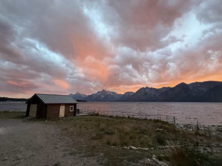 Boat house back view