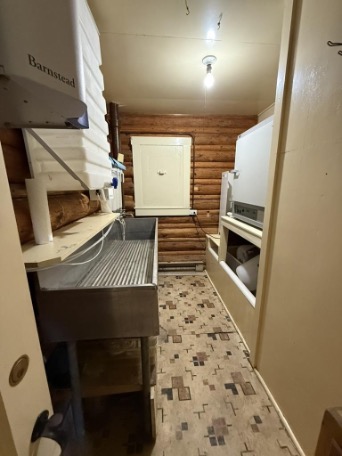 Dark room and drying oven in small space
