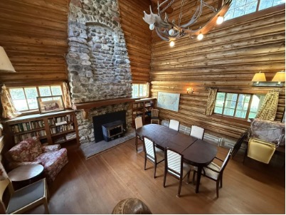 Back Johnson living room and fireplace