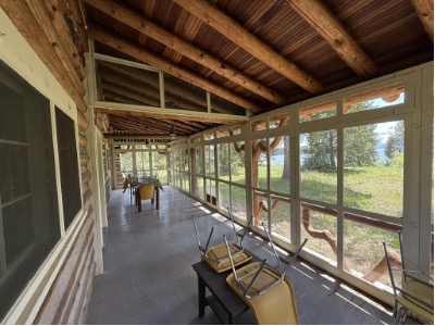 Back Johnson screened porch