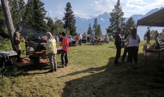 Image of a picnic at the AMK Ranch