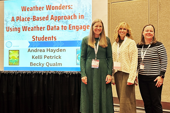 Andrea Hayden, Becky Qualm, and Kelli Petrick