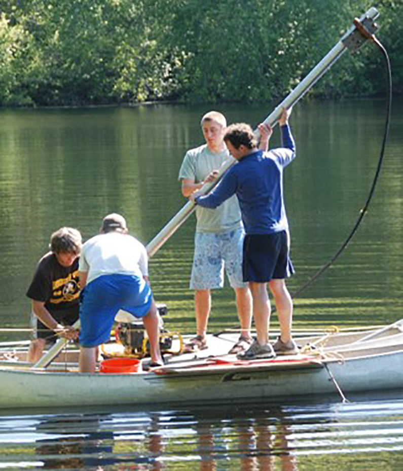Lake coring